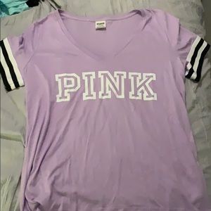 Pink V-Neck Top